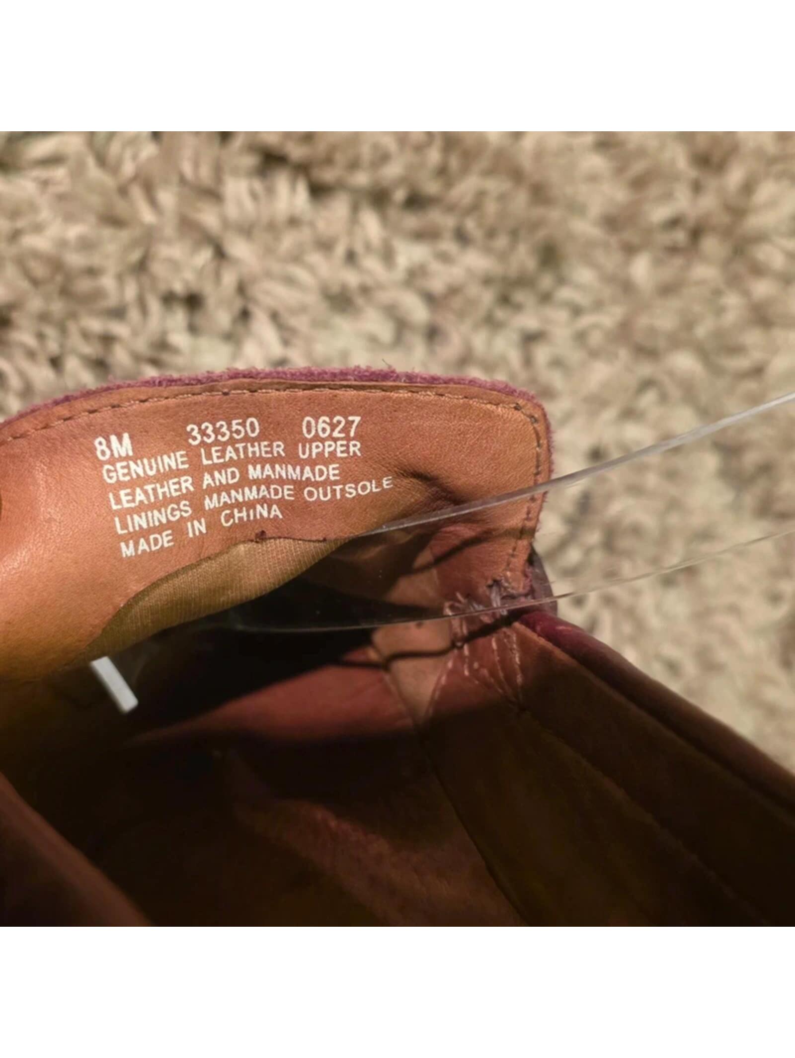 Timberland Suede Loafers Bohemian Maroon - Sz 8 Us — image 6 of 7